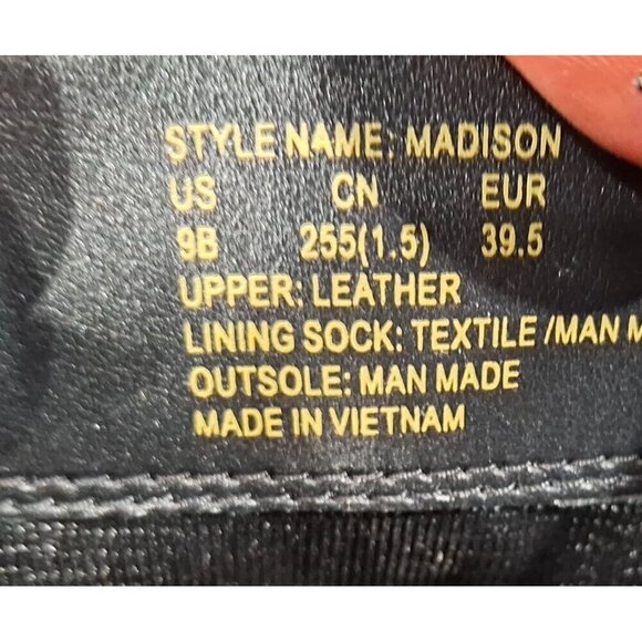 Kate Spade New York Madison  Black Suede Leather Booties/Pre-owned, Sz. 9B EUC - Picture 12 of 12